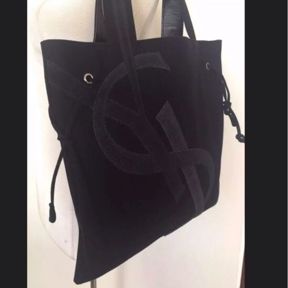 ysl canvas tote bag